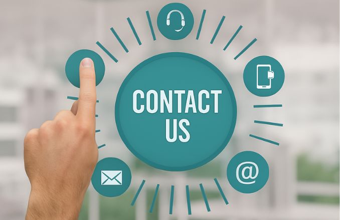 circle shape contact person click